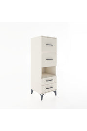 Hyperion Dolap Tek Raflı 4 Çekmeceli 44x44x134 Aytaşı-Aytaşı