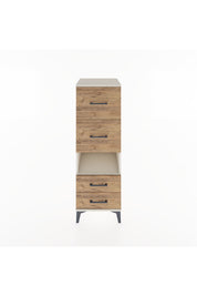 Hyperion Dolap Tek Raflı 4 Çekmeceli 44x44x134 Aytaşı-Çam