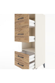 Hyperion Dolap Tek Raflı 4 Çekmeceli 44x44x134 Aytaşı-Çam