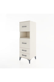 Hyperion Dolap Tek Raflı 4 Çekmeceli 44x44x134 Aytaşı-Aytaşı