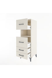 Hyperion Dolap Tek Raflı 4 Çekmeceli 44x44x134 Aytaşı-Aytaşı