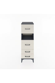 Hyperion Dolap Tek Raflı 4 Çekmeceli 44x44x134 Antrasit-Aytaşı