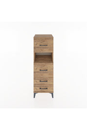 Hyperion Dolap Tek Raflı 4 Çekmeceli 44x44x134 Çam-Çam