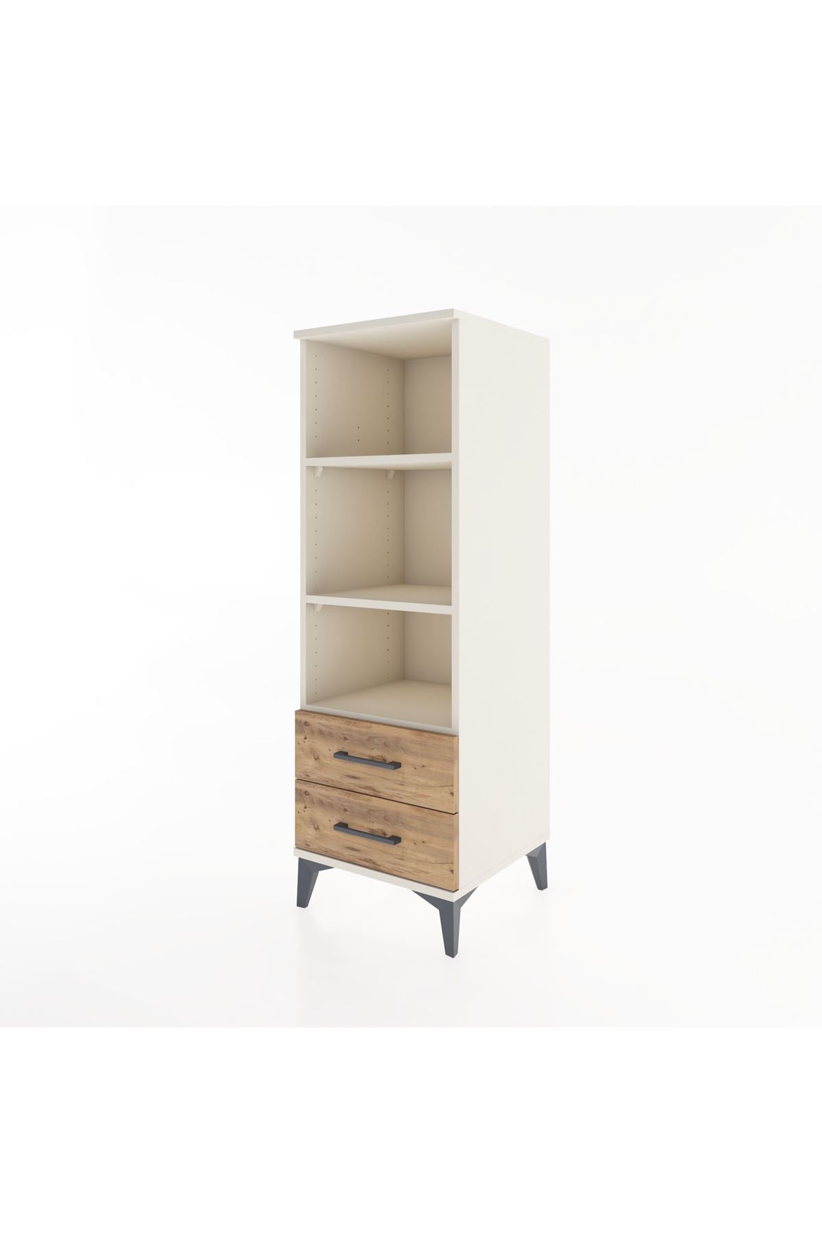 Hyperion Dolap 3 Raflı 2 Çekmeceli 44x44x134 Aytaşı-Çam