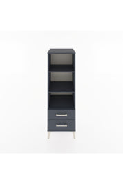 Hyperion Dolap 3 Raflı 2 Çekmeceli 44x44x134 Antrasit-Antrasit