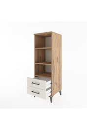 Hyperion Dolap 3 Raflı 2 Çekmeceli 44x44x134 Çam-Aytaşı