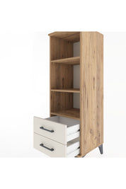 Hyperion Dolap 3 Raflı 2 Çekmeceli 44x44x134 Çam-Aytaşı