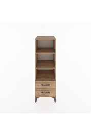 Hyperion Dolap 3 Raflı 2 Çekmeceli 44x44x134 Çam-Çam
