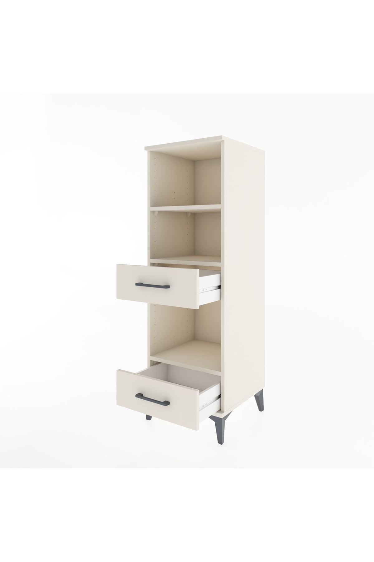 Hyperion Dolap 3 Raflı 2 Çekmeceli 44x44x134 Aytaşı-Aytaşı