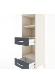 Hyperion Dolap 3 Raflı 2 Çekmeceli 44x44x134 Aytaşı-Antrasit