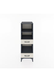 Hyperion Dolap 3 Raflı 2 Çekmeceli 44x44x134 Antrasit-Aytaşı