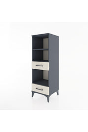 Hyperion Dolap 3 Raflı 2 Çekmeceli 44x44x134 Antrasit-Aytaşı