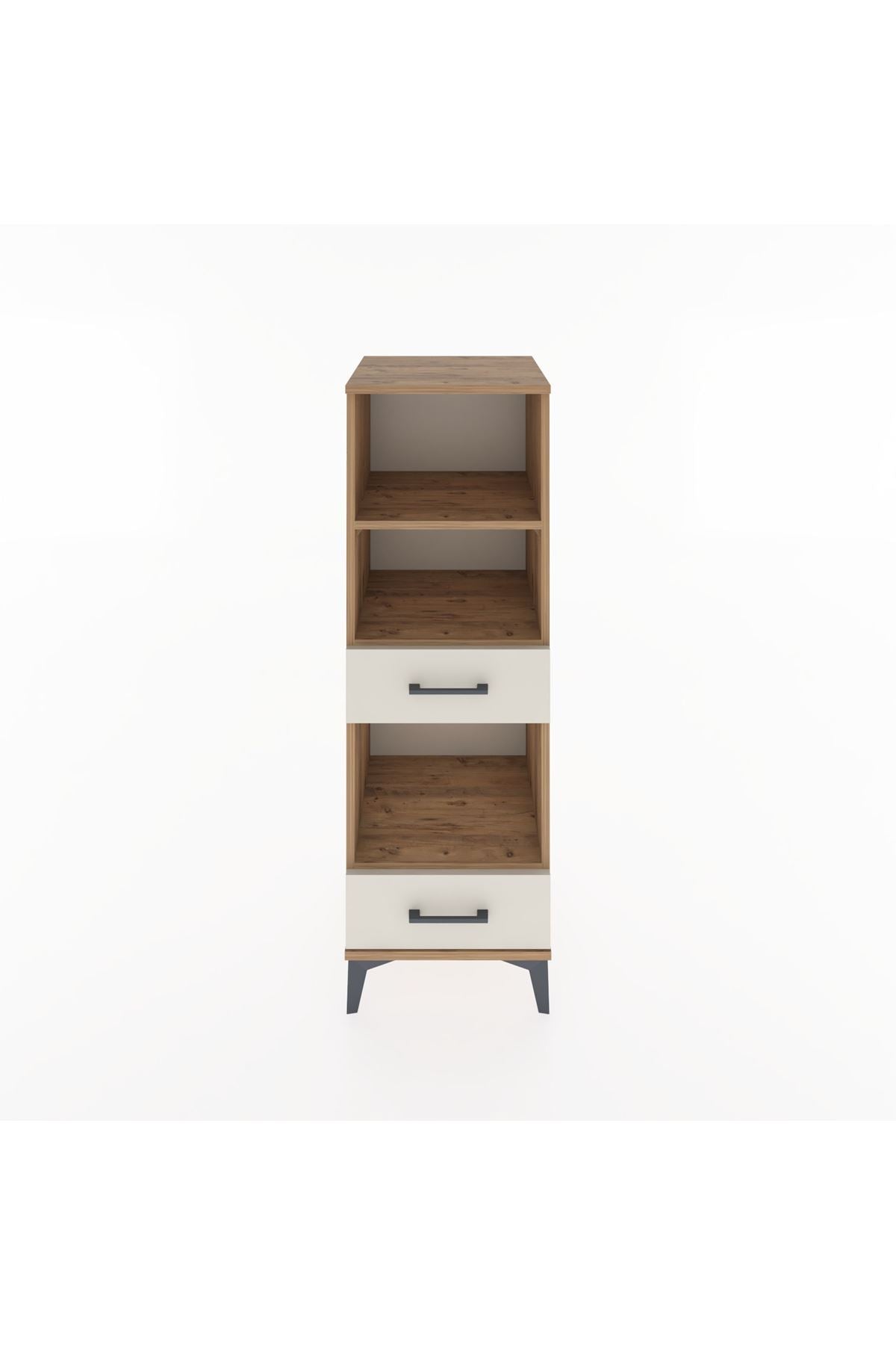 Hyperion Dolap 3 Raflı 2 Çekmeceli 44x44x134 Çam-Aytaşı