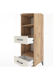 Hyperion Dolap 3 Raflı 2 Çekmeceli 44x44x134 Çam-Aytaşı