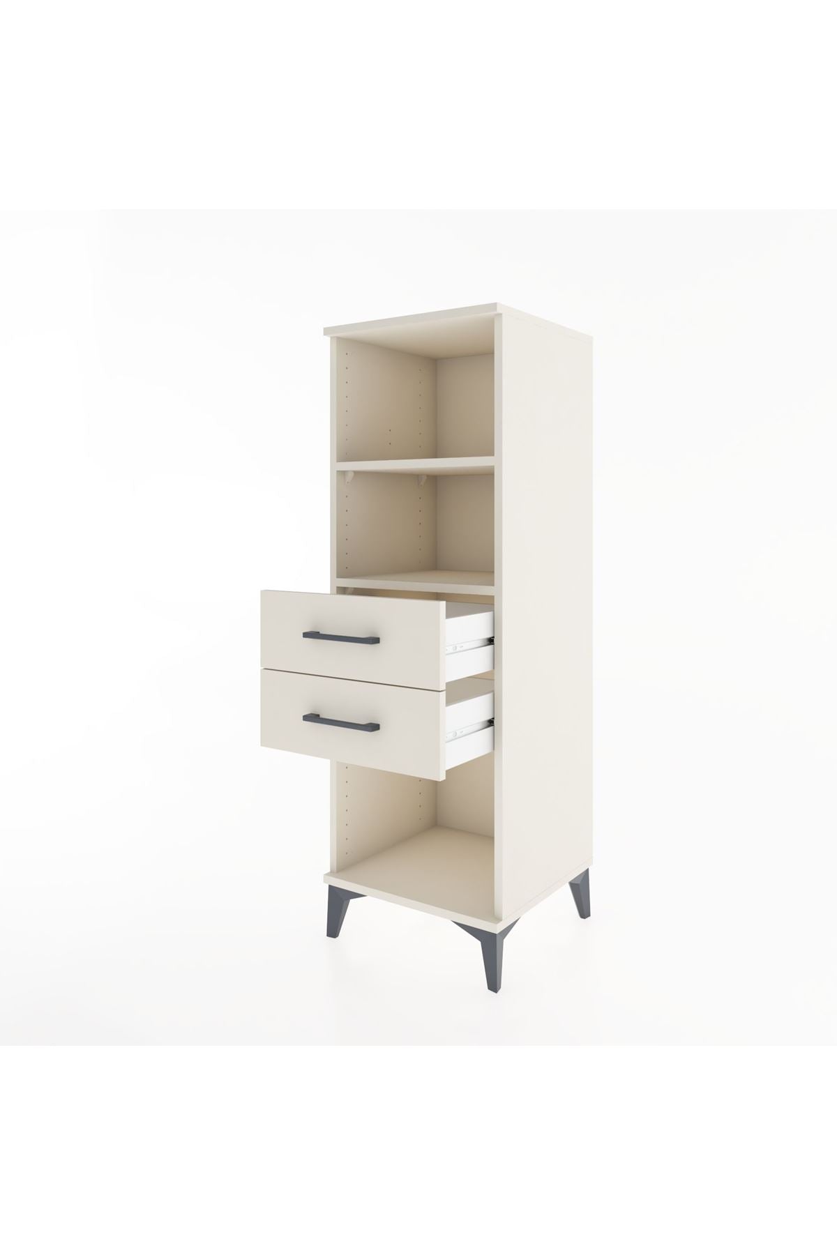 Hyperion Dolap 2 Raflı 2 Çekmeceli 44x44x134 Aytaşı-Aytaşı