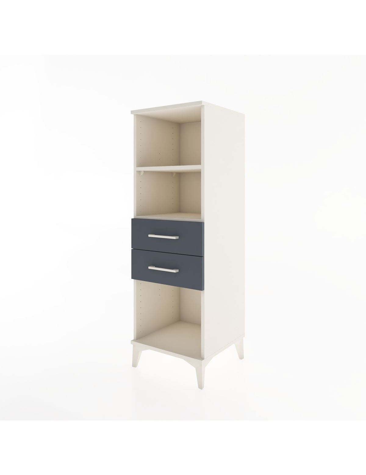 Hyperion Dolap 2 Raflı 2 Çekmeceli 44x44x134 - S49M045V2B