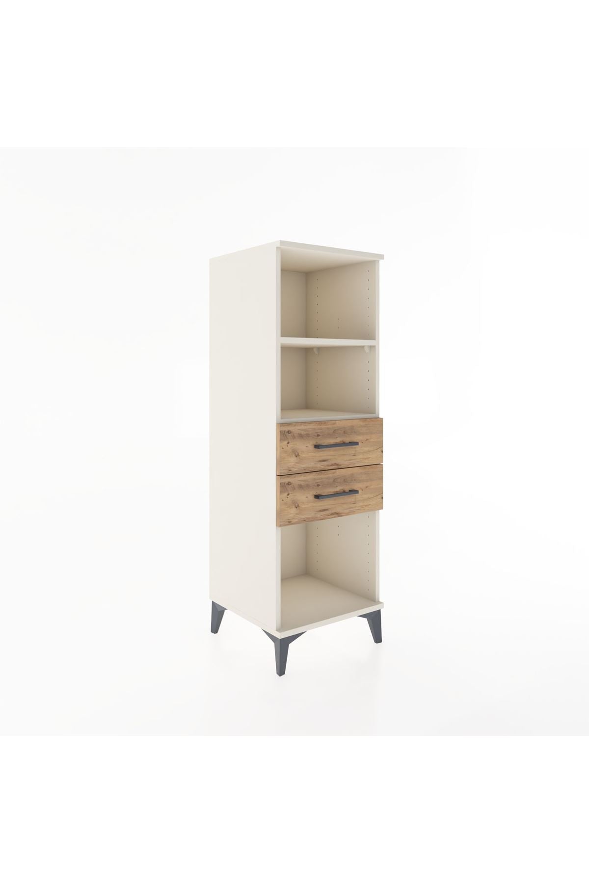 Hyperion Dolap 2 Raflı 2 Çekmeceli 44x44x134 Aytaşı-Çam