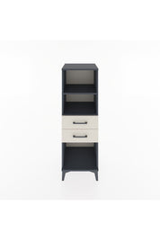 Hyperion Dolap 2 Raflı 2 Çekmeceli 44x44x134 Antrasit-Aytaşı