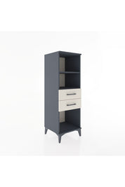 Hyperion Dolap 2 Raflı 2 Çekmeceli 44x44x134 Antrasit-Aytaşı