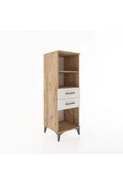 Hyperion Dolap 2 Raflı 2 Çekmeceli 44x44x134 Çam-Aytaşı