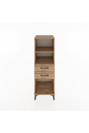 Hyperion Dolap 2 Raflı 2 Çekmeceli 44x44x134 Çam-Çam