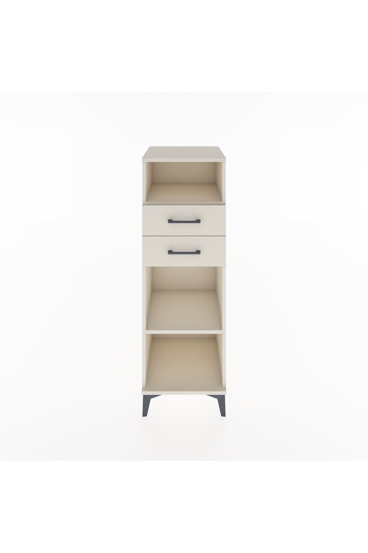 Hyperion Dolap 2 Raflı 2 Çekmeceli 44x44x134 Aytaşı-Aytaşı