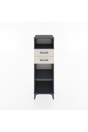 Hyperion Dolap 2 Raflı 2 Çekmeceli 44x44x134 Antrasit-Aytaşı