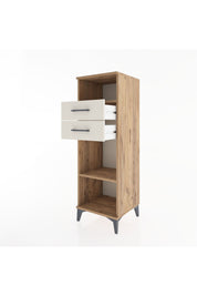 Hyperion Dolap 2 Raflı 2 Çekmeceli 44x44x134 Çam-Aytaşı