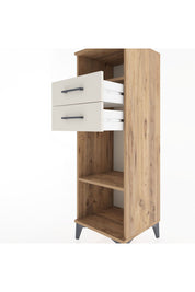 Hyperion Dolap 2 Raflı 2 Çekmeceli 44x44x134 Çam-Aytaşı