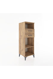 Hyperion Dolap 2 Raflı 2 Çekmeceli 44x44x134 Çam-Çam