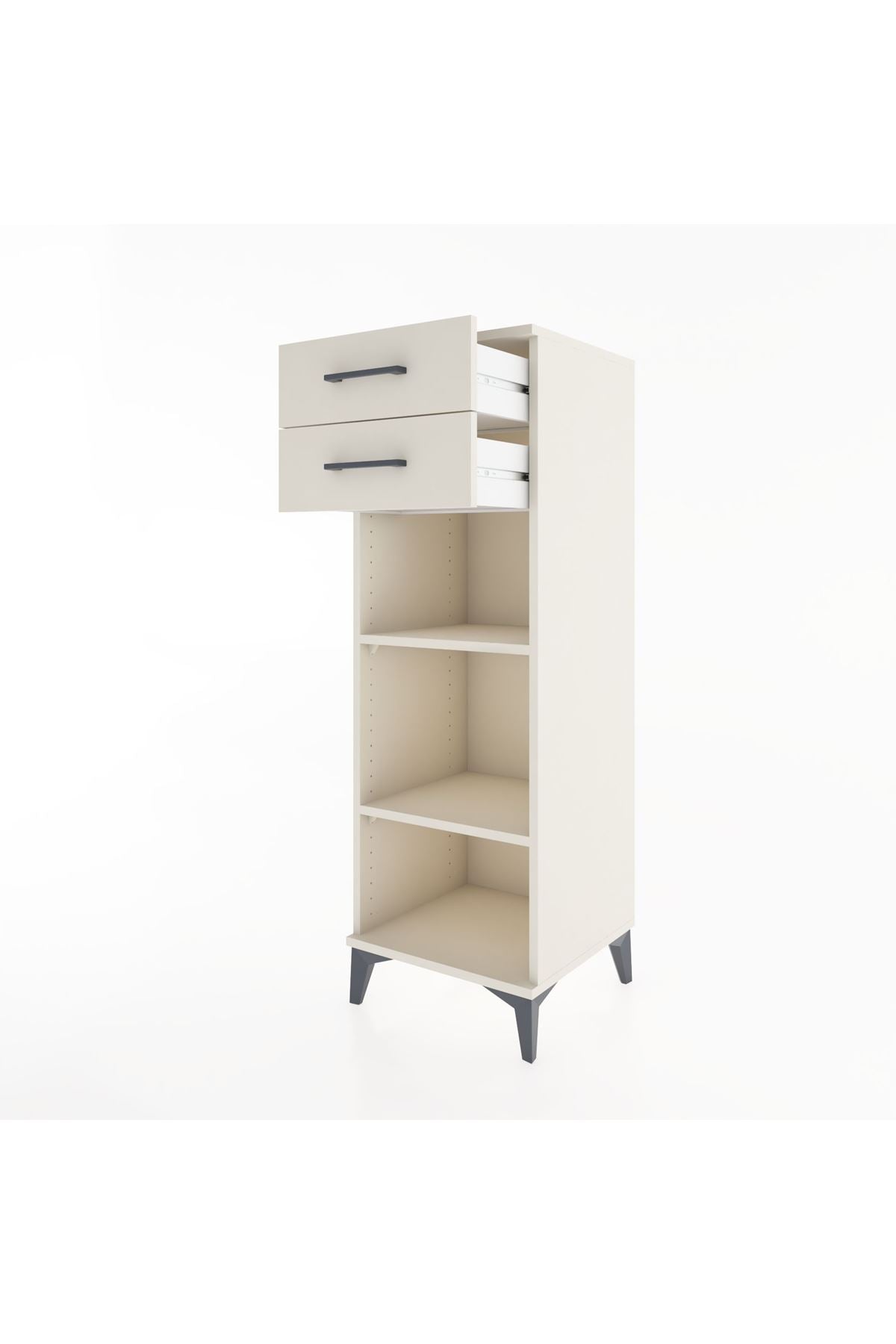 Hyperion Dolap 2 Raflı 2 Çekmeceli 44x44x134 Aytaşı-Aytaşı