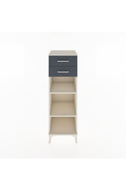 Hyperion Dolap 2 Raflı 2 Çekmeceli 44x44x134 Aytaşı-Antrasit