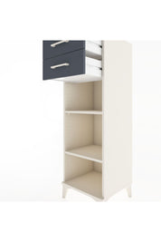 Hyperion Dolap 2 Raflı 2 Çekmeceli 44x44x134 Aytaşı-Antrasit