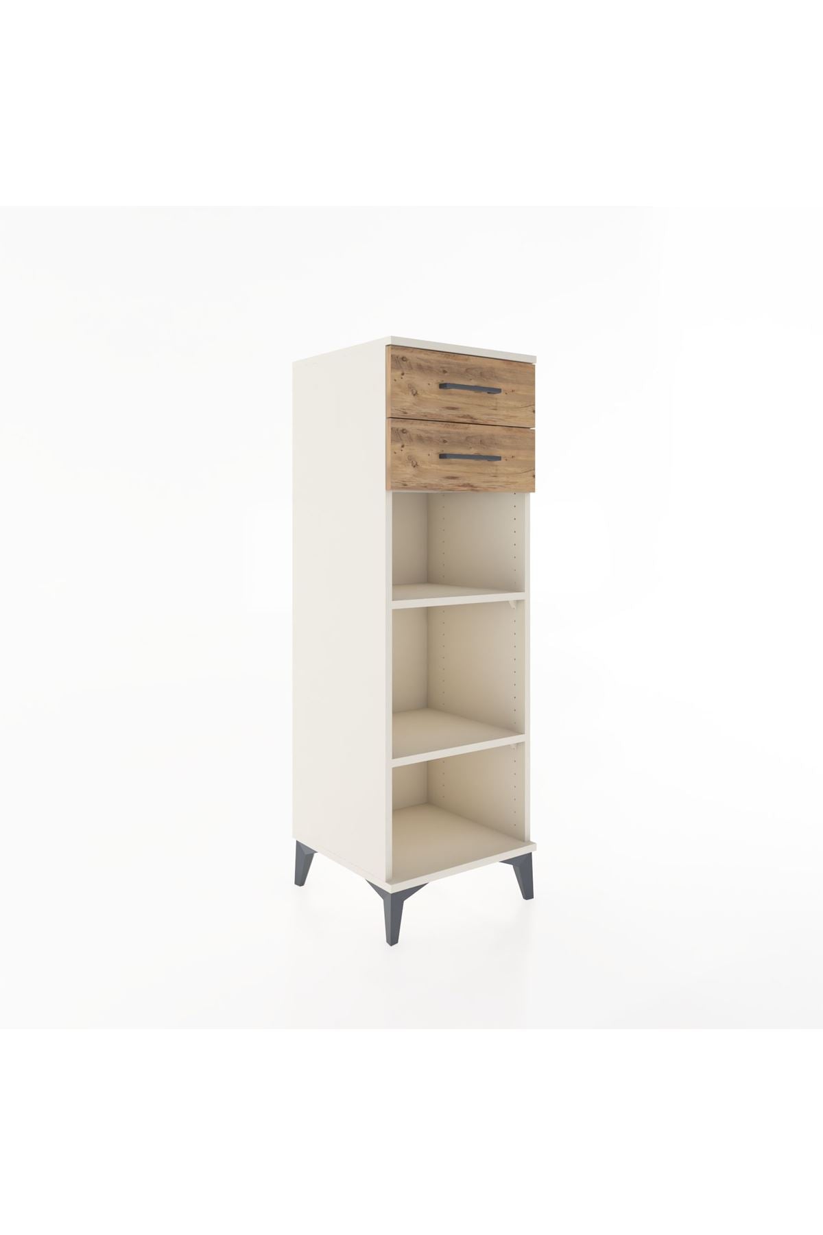 Hyperion Dolap 2 Raflı 2 Çekmeceli 44x44x134 Aytaşı-Çam