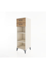 Hyperion Dolap 2 Raflı 2 Çekmeceli 44x44x134 Aytaşı-Çam