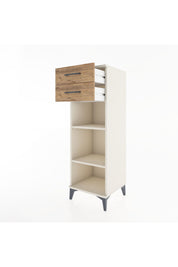 Hyperion Dolap 2 Raflı 2 Çekmeceli 44x44x134 Aytaşı-Çam