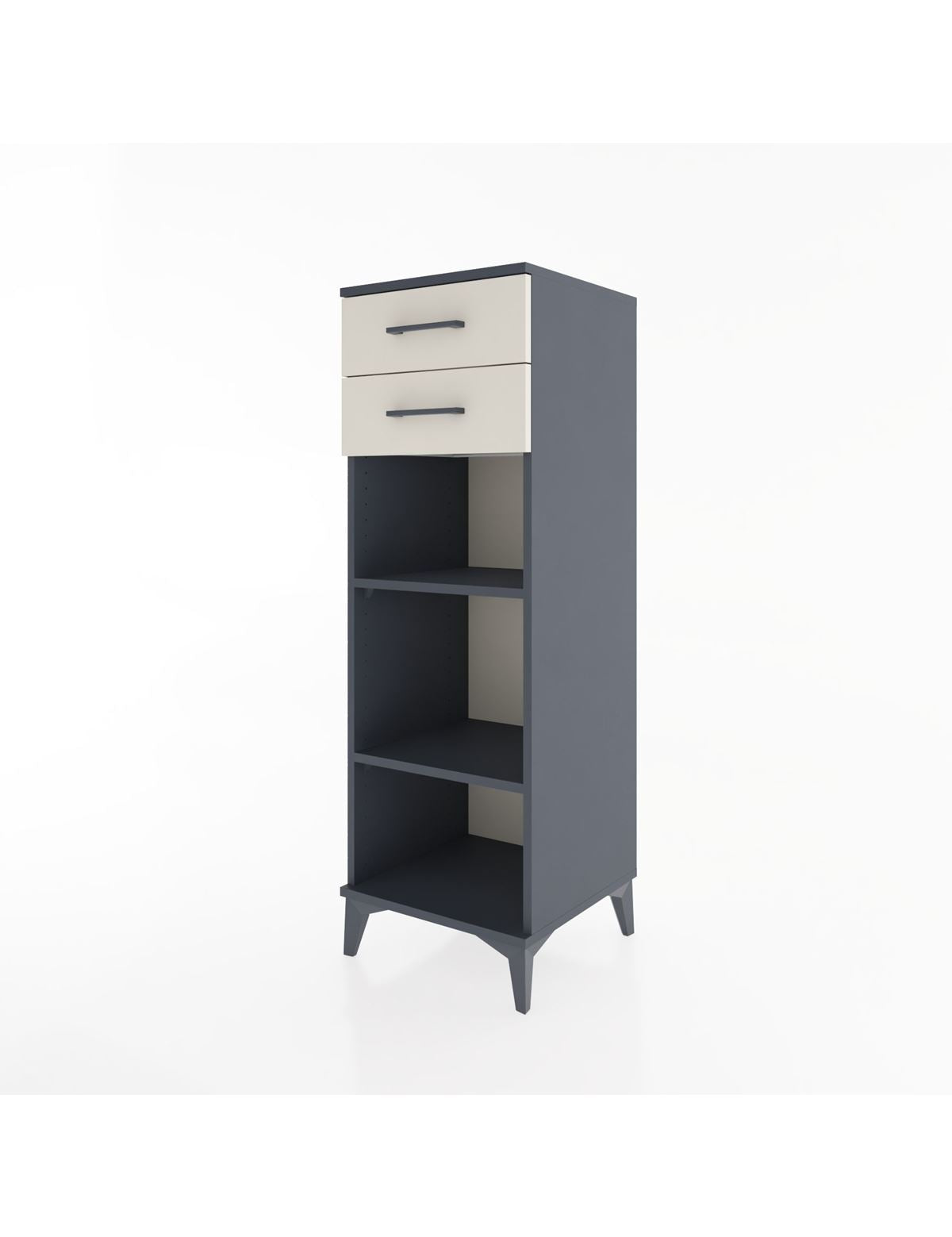 Hyperion Dolap 2 Raflı 2 Çekmeceli 44x44x134 - S49M047V4B