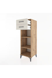 Hyperion Dolap 2 Raflı 2 Çekmeceli 44x44x134 Çam-Aytaşı