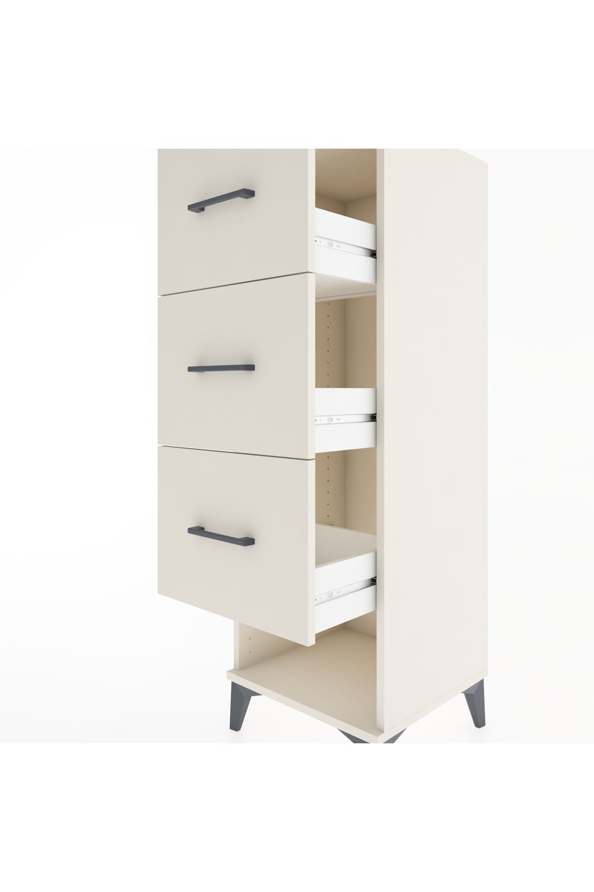 Hyperion Dolap 3 Çekmeceli 44x44x134 Aytaşı-Aytaşı