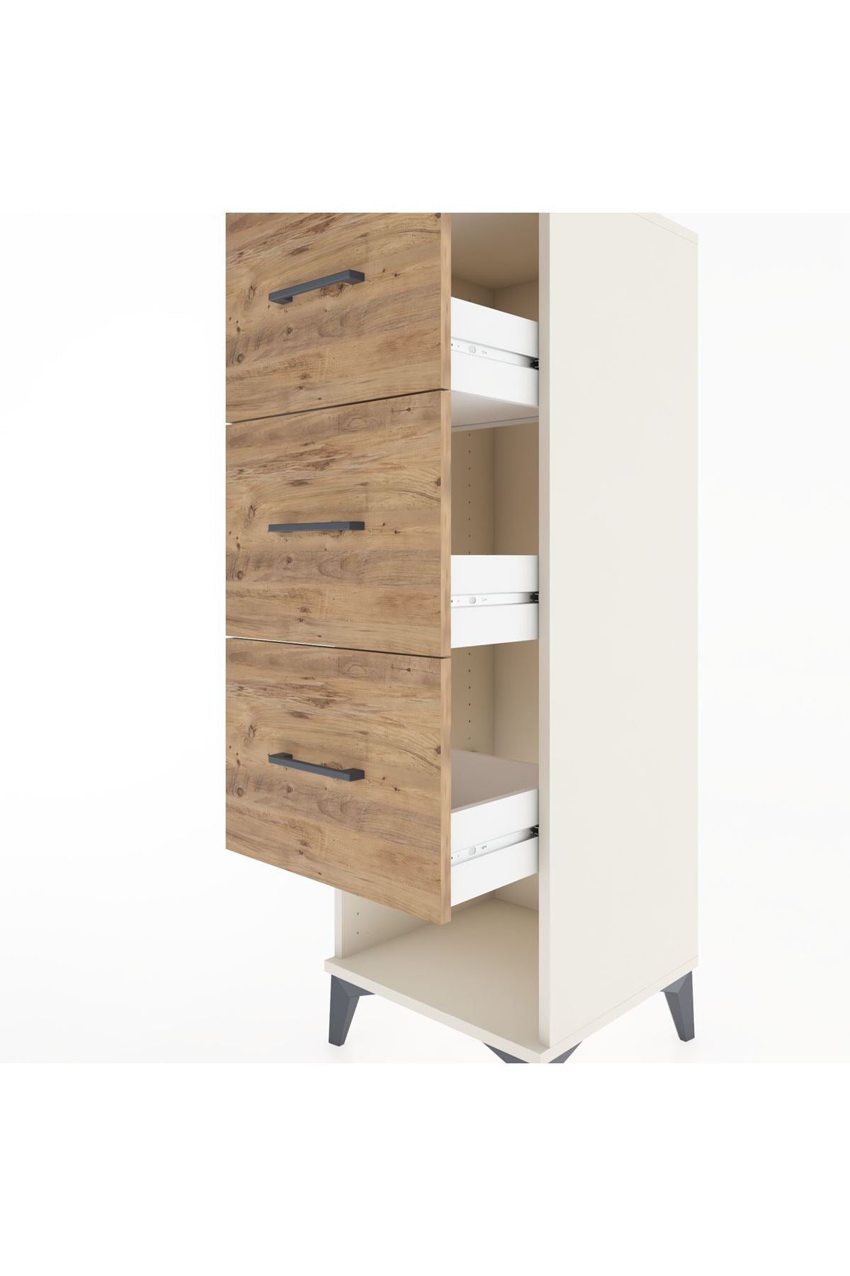 Hyperion Dolap 3 Çekmeceli 44x44x134 Aytaşı-Çam