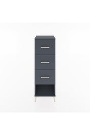 Hyperion Dolap 3 Çekmeceli 44x44x134 Antrasit-Antrasit
