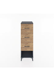 Hyperion Dolap 3 Çekmeceli 44x44x134 Antrasit-Çam