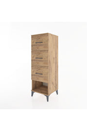 Hyperion Dolap 3 Çekmeceli 44x44x134 Çam-Çam