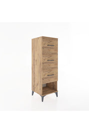 Hyperion Dolap 3 Çekmeceli 44x44x134 Çam-Çam