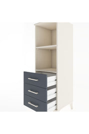 Hyperion Dolap 2 Raflı 3 Çekmeceli 44x44x134 Aytaşı-Antrasit