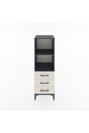 Hyperion Dolap 2 Raflı 3 Çekmeceli 44x44x134 Antrasit-Aytaşı