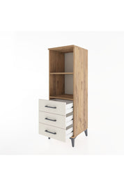 Hyperion Dolap 2 Raflı 3 Çekmeceli 44x44x134 Çam-Aytaşı