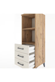 Hyperion Dolap 2 Raflı 3 Çekmeceli 44x44x134 Çam-Aytaşı