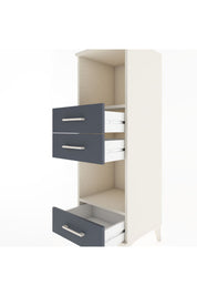 Hyperion Dolap 2 Raflı 3 Çekmeceli 44x44x134 Aytaşı-Antrasit