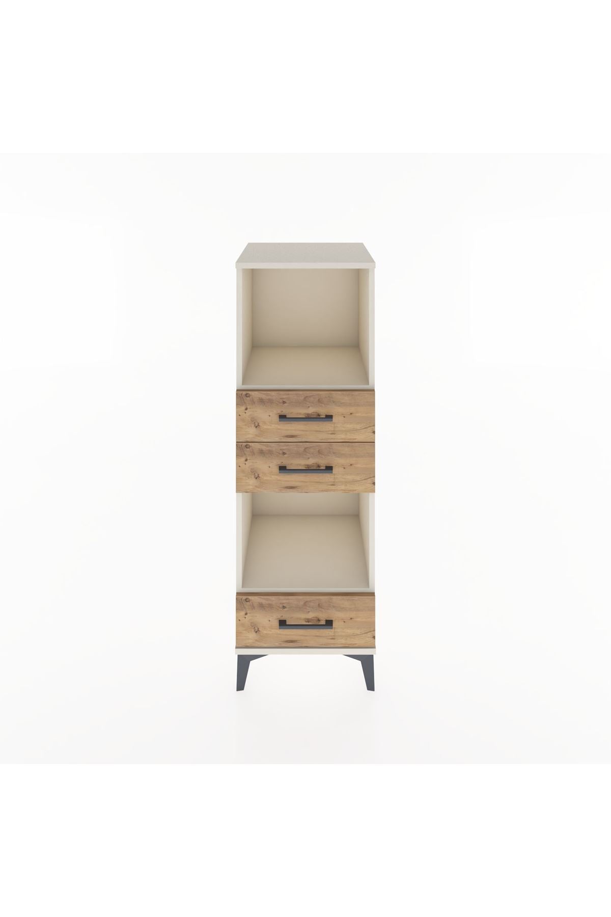 Hyperion Dolap 2 Raflı 3 Çekmeceli 44x44x134 Aytaşı-Çam